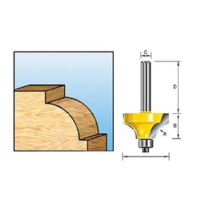 Makita D-09525 Kwartrondfrees+lag. HM R4 S6