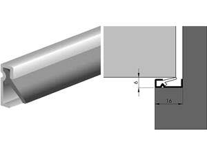 Nieuwbouwprofiel acrylbestendig 3 meter G4.725AR