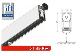 Valdorpel ASPLU 51dB 15x28mm 830mm