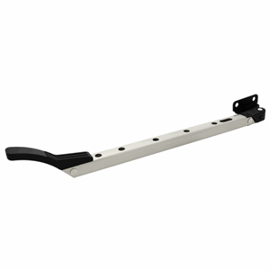 DX Raamuitzetter Standaard 5 Stelgaten Buiten Draaiend 300mm RVS Finish-Zwarte Voet RUZ-S-030SF