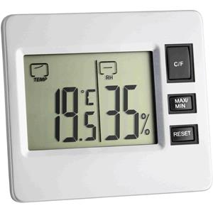 TFA Dostmann 30.5028 Thermo- en hygrometer Wit