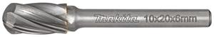 Makita B-52766 Frässtift Hartmetall Walze Produktabmessung, Ø 10mm Arbeits-Länge 20mm Schaftdurch