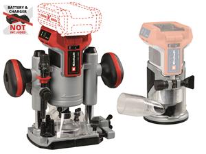 Einhell - tp-ro 18 Set Li bl - Solo Akku-Oberfräse /-Kantenfräse