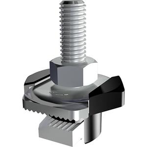 Fischer 538654 Hammerkopfschrauben M8 40mm Stahl, Polypropylen galvanisch verzinkt 100St.