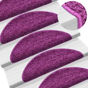vidaxl Trapmatten 10 st 65x21x4 cm violet