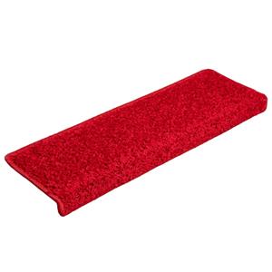 vidaXL Trapmatten 15 st 65x21x4 cm rood