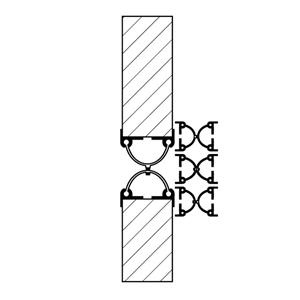 Ellen DEURNAALDPROF.PVC 60MM 2500MM