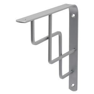 Duraline plankdrager step mat zilver 19,5x19,5cm