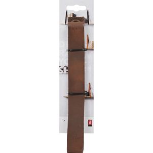 Duraline leren bandjes donker bruin 100cm