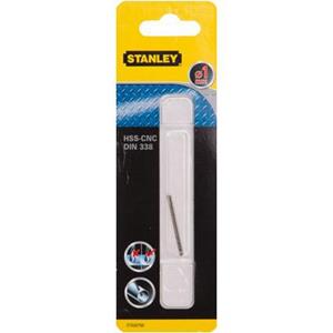 Stanley metaalboor 1 mm HSS-CNC STA50750 (2 stuks)