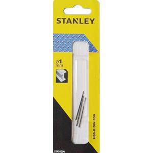 Stanley metaalboor 1 mm HSS-R STA50000 (3 stuks)