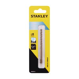 Stanley metaalboor 6 mm HSS-E Cobalt STA50112