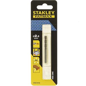 Stanley Fatmax metaalboor 2.5 mm (2 stuks) HSS-CNC STA51018