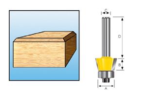 Makita D-10615 Afkantfrees +lag. HM R22 S8