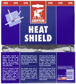 heat shield 25 x 19 cm kaart