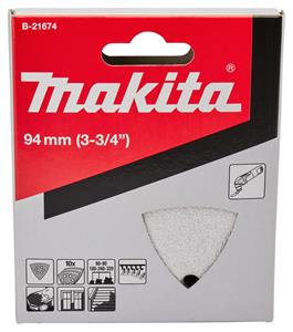 Makita Delta-Schleifpapier-Set für Farbe, Schleifblatt