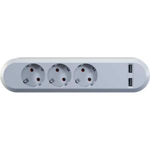 Bachmann Steckdosenleiste , SMART, , 3-fach, 2 x USB