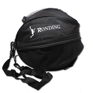 One-shoulder Two-way Opening Zipper Basketball Volleyball Football Bag Sports Ball Bag(Black )