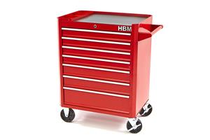 HBM 7 laden gereedschapswagen ROOD