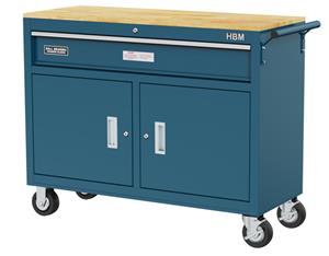 HBM Gereedschapswagen / werkbank 125 cm BLAUW