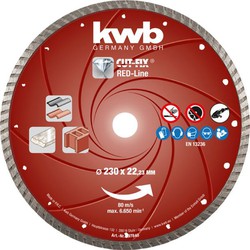 KWB Cut-Fix Red-Line Diamant Doorslijpschijf 230mm