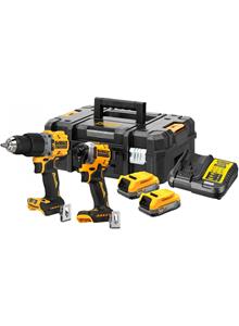 DeWALT DCK2050E2T-QW 18V Li-ion XR GR3 Accu klopboormachine (DCD805E2T-GB) & Accu Slagschroevendraaier (DCF850E2T-GB) combiset (2x POWERSTACK) in TSTAK koffer