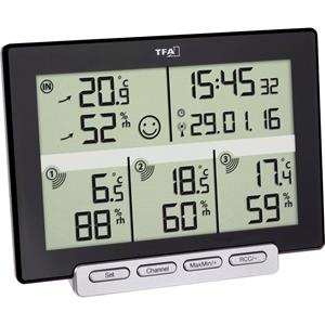 tfadostmann TFA Dostmann Multi-Sens Funk-Thermo-/Hygrometer Schwarz