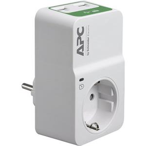APC PM1WU2 Essential SurgeArrest 1 Ausgang, 230 V, 2 USB-Ports mit Ladefunktion