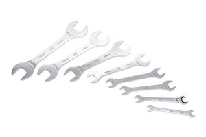 HBM 8 Delige Extra Platte Steeksleutelset 5,5 – 27 mm