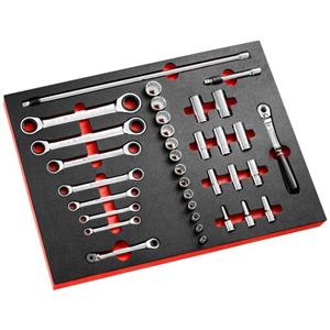 Facom MODM.JL2U Module van ratelringsteeksleutels - 3/8