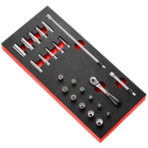Facom MODM.RL1U Module van ratel met vergrendeling - 1/4 - doppen in inches