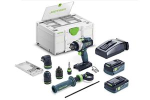 Festool Accu-klopboormachines TPC 18/4 5,0/4,0 I-Set/XL QUADRIVE - 577622 577622