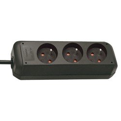 Brennenstuhl 1157504 Eco-Line PDU Stekkerdoos 3 sockets Type E Zwart - 1,5 meter