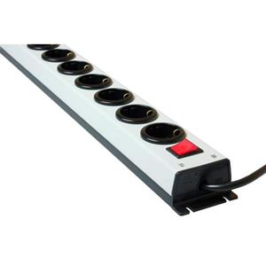 Kaiser 1001/6-19 ZL639 PDU Stekkerdoos 19 Montage - 6x Type F Sockets