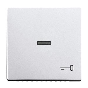 Busch-Jaeger Abdeckung Symbolwippe  Schlüssel  Future Linear Aluminium, Weißaluminium (RAL 9006