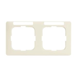 Busch-Jaeger 2fach Rahmen Rahmen Perlweiß, Creme-Weiß 2CKA001754A4095