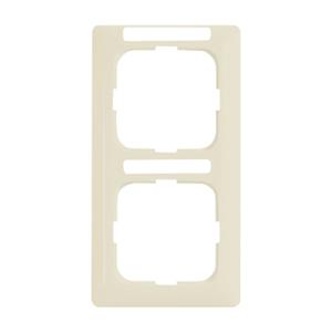 Busch-Jaeger 2fach Rahmen Rahmen Creme-Weiß, Perlweiß 2CKA001754A4094