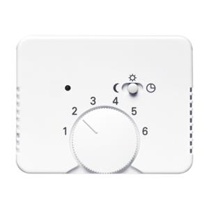 Busch-Jaeger Abdeckung Temperaturregler Alpha Nea, Alpha exclusiv Weiß, Verkehrsweiß 2CKA001710A3561