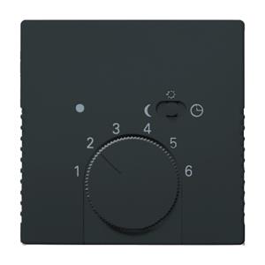 Busch-Jaeger Abdeckung Temperaturregler Future Linear Anthrazit, Schwarz-Grau 2CKA001710A3630