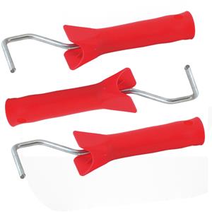 Sorx Set van 3x stuks muur/lak verfroller korte beugels / verfbeugels voor 5 cm roller -