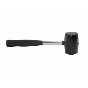 Rubberen hamer met stalen steel 29 cm -