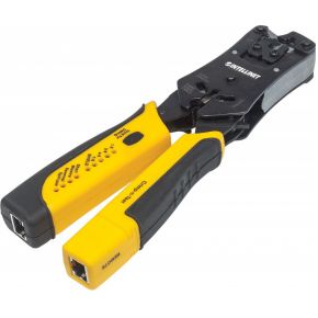 Intellinet 780124 Combinatiegereedschap Zwart, Geel kabel krimper