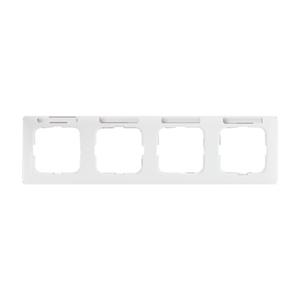 BUSCH 1734 NSKA-214 Rahmen Sichtfenster,Beschriftu - Reflex SI Linear-Abdeckrahmen 4-fach Rahmen