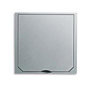 ABL SURSUM - Rahmen 1f Edelstahl mt horiz Klappd Metall mit Klappdeckel