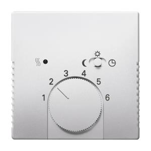 Busch-Jaeger Abdeckung Temperaturregler Pur Edelstahl Edelstahl 2CKA001710A3756