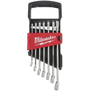 Milwaukee Accessoires MAX BITE | Metrische Ring-/Steeksleutel-set | 7-delig - 4932464257