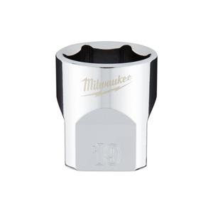 Milwaukee Accessoires 3/8 Ratel Dop , Metrisch standaard-19MM - 4932478349 - 4932478349
