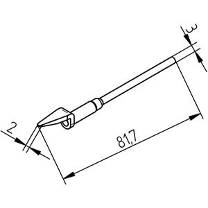 Ersa Desoldeerpunt Grootte soldeerpunt 2 mm Inhoud: 1 stuk(s)
