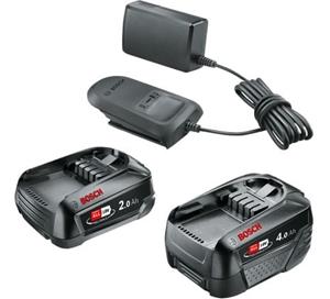 Bosch batterij + lader Power For All 18V 2,5Ah 4Ah