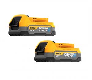 DeWalt DCBP034 Duopack 18V Li-ion accu - 1.7Ah - POWERSTACK™ - DCBP034E2-XJ (2 stuks)